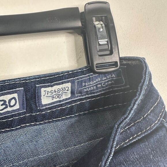 Miss Me Women’s Size 30 Cropped Frayed Bootcut Jeans JP5489B2 Bling Flap Pocket - Picture 6 of 13